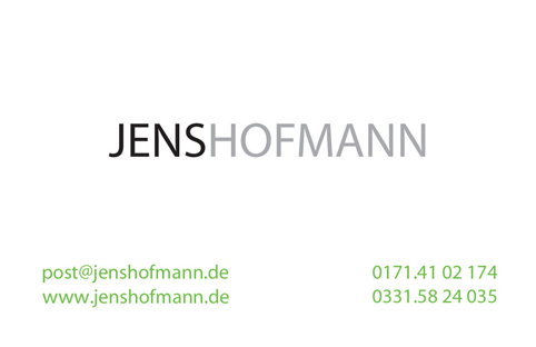 Visitenkarte Jens Hofmann